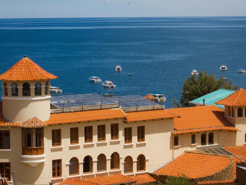 Hotel Rosario Lago Titicaca Copacabana  Ngoại thất bức ảnh