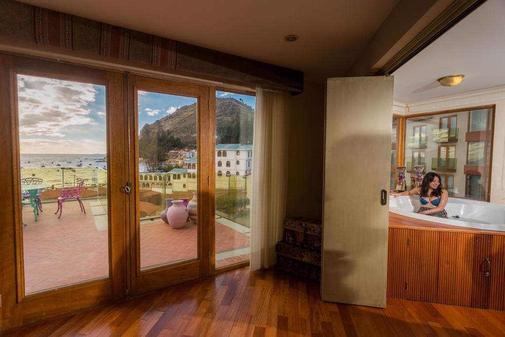 Hotel Rosario Lago Titicaca Copacabana  Ngoại thất bức ảnh